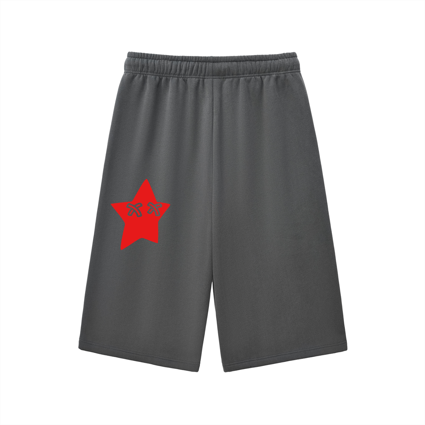 Relaxed Drawstring Three-quarter Sweatpants