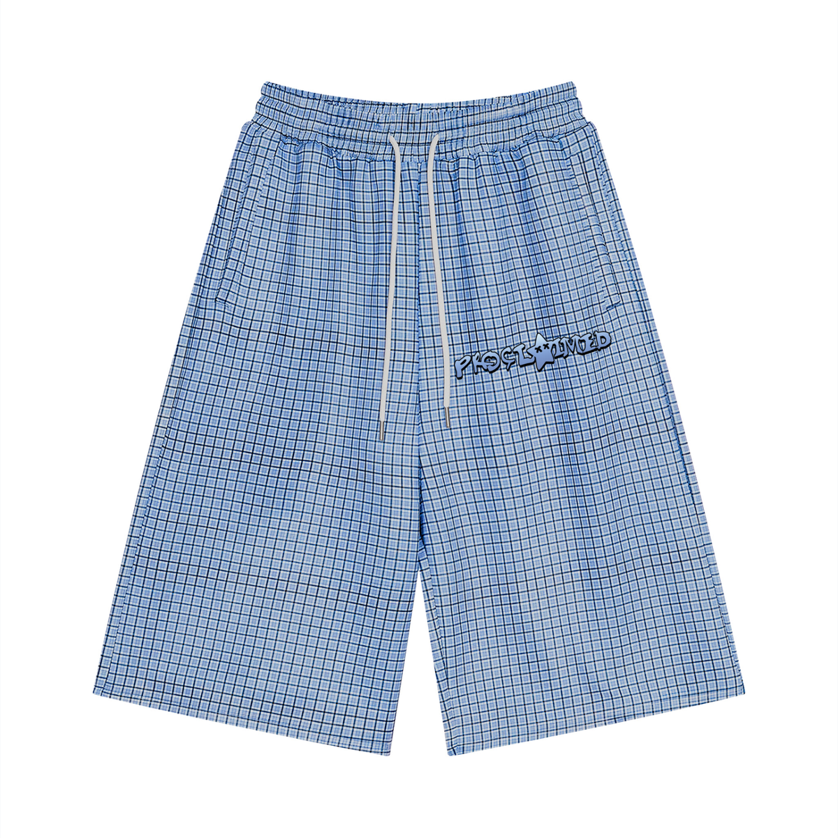 Proclaimed Plaid Drawstring Shorts