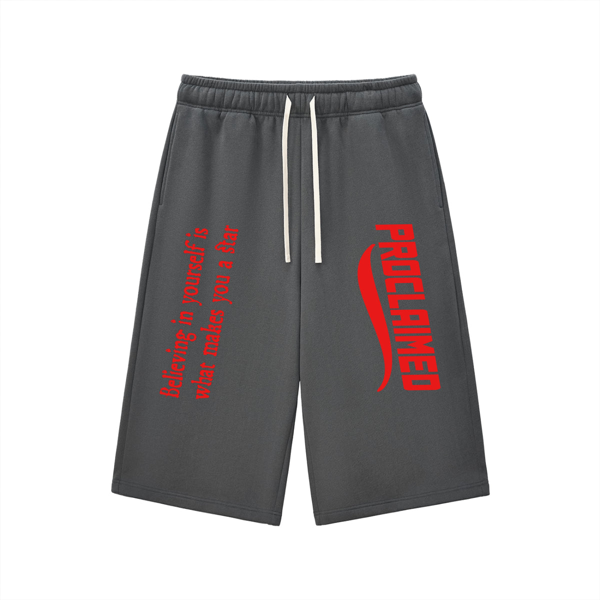 Believe In Yourself 3/4 Sweat short