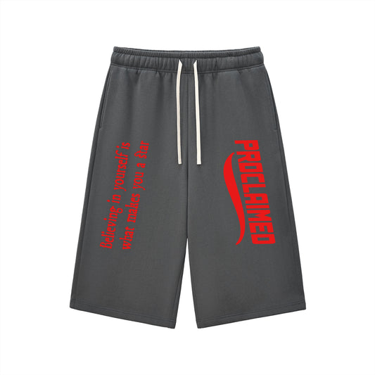 Believe In Yourself 3/4 Sweat short
